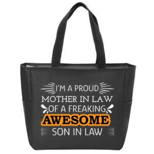 Awesome Son In Law T Zip Tote Bag