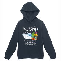 Aw Ship ItS A Family Trip 2025 Apparel Funny Urban Pullover Hoodie