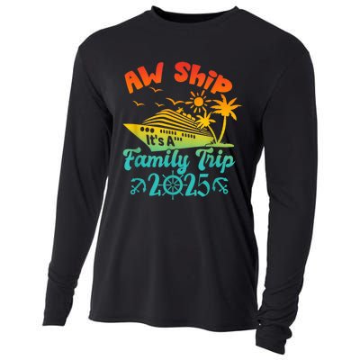 Aw Ship ItS A Family Trip 2025 Cruise Squad Vacation Trip Cooling Performance Long Sleeve Crew