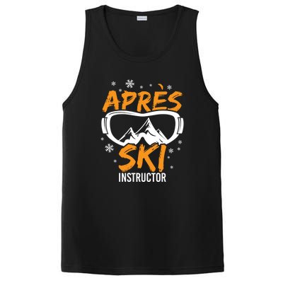 Apres Ski Instructor Skiing Lover Gift For Skier PosiCharge Competitor Tank