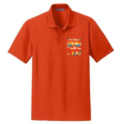 Aw Ship ItS A Family Trip 2025 Family Cruise Matching Dry Zone Grid Polo