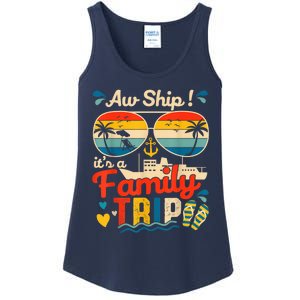 Aw Ship ItS A Family Trip 2025 Family Cruise Matching Ladies Essential Tank