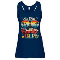 Aw Ship ItS A Family Trip 2025 Family Cruise Matching Ladies Essential Flowy Tank