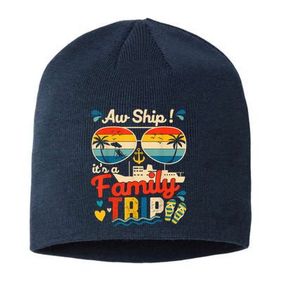 Aw Ship ItS A Family Trip 2025 Family Cruise Matching Sustainable Beanie