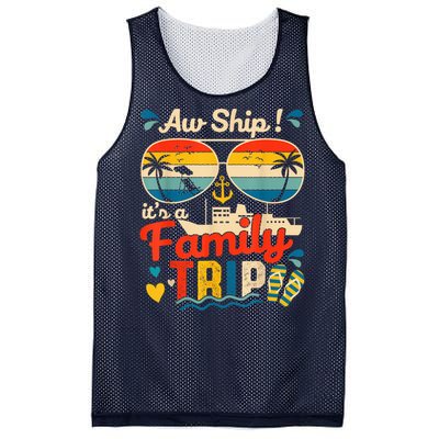 Aw Ship ItS A Family Trip 2025 Family Cruise Matching Mesh Reversible Basketball Jersey Tank