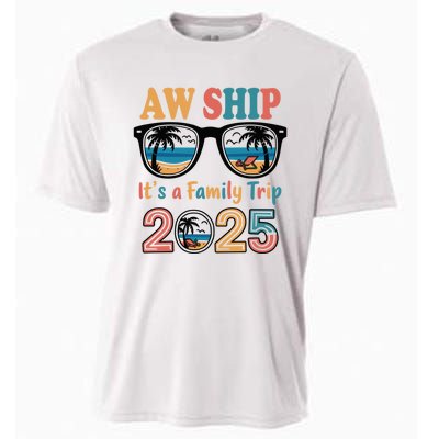 Aw Ship ItS A Family Trip 2025 Family Cruise Squad Matching Cooling Performance Crew T-Shirt