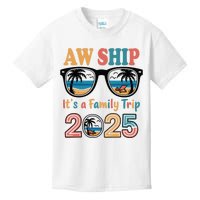 Aw Ship ItS A Family Trip 2025 Family Cruise Squad Matching Kids T-Shirt