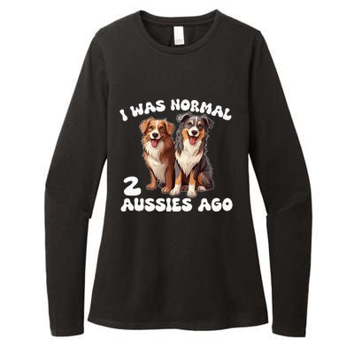 Australian Shepherd I Was Normal 2 Aussies Ago Womens CVC Long Sleeve Shirt