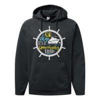 Ah Ship Its A Family Trip Group Cruising Performance Fleece Hoodie