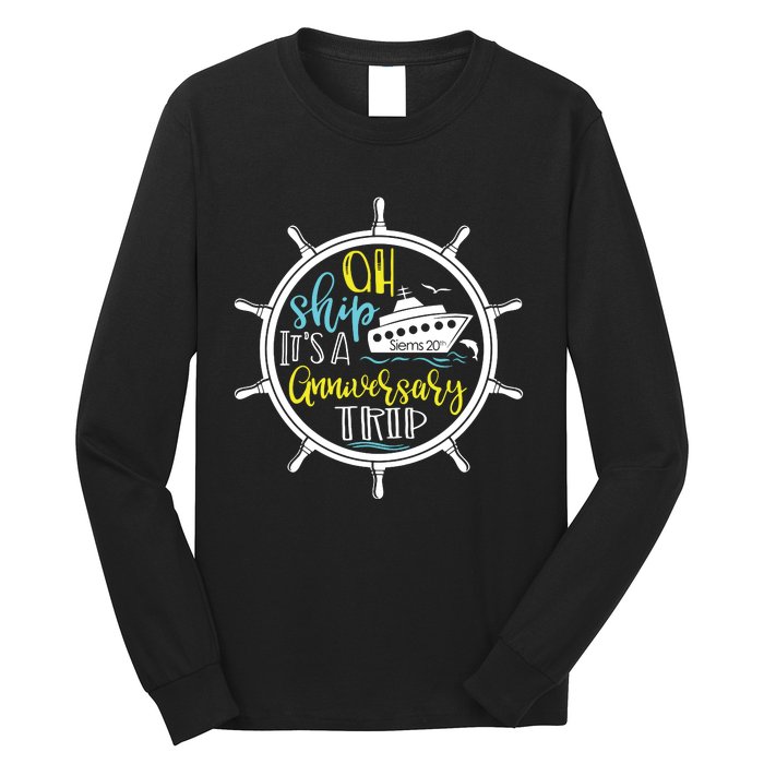 Ah Ship Its A Family Trip Group Cruising Long Sleeve Shirt