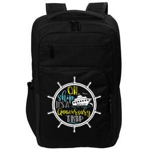 Ah Ship Its A Family Trip Group Cruising Impact Tech Backpack