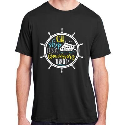 Ah Ship Its A Family Trip Group Cruising Adult ChromaSoft Performance T-Shirt