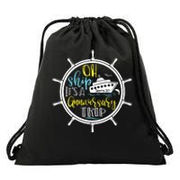 Ah Ship Its A Family Trip Group Cruising Drawstring Bag