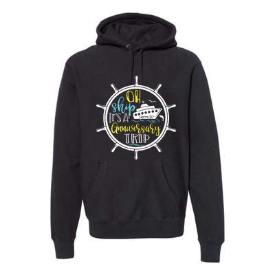 Ah Ship Its A Family Trip Group Cruising Premium Hoodie