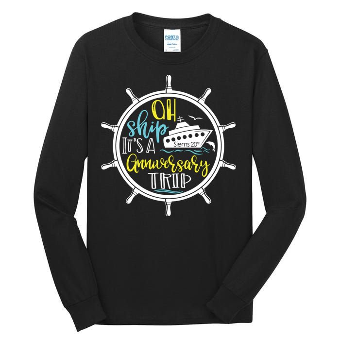 Ah Ship Its A Family Trip Group Cruising Tall Long Sleeve T-Shirt