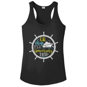 Ah Ship Its A Family Trip Group Cruising Ladies PosiCharge Competitor Racerback Tank