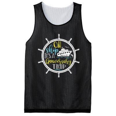 Ah Ship Its A Family Trip Group Cruising Mesh Reversible Basketball Jersey Tank