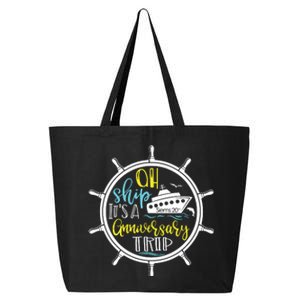 Ah Ship Its A Family Trip Group Cruising 25L Jumbo Tote