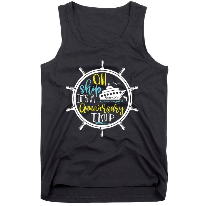 Ah Ship Its A Family Trip Group Cruising Tank Top