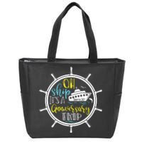 Ah Ship Its A Family Trip Group Cruising Zip Tote Bag