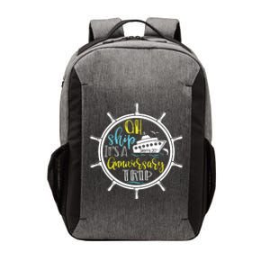 Ah Ship Its A Family Trip Group Cruising Vector Backpack