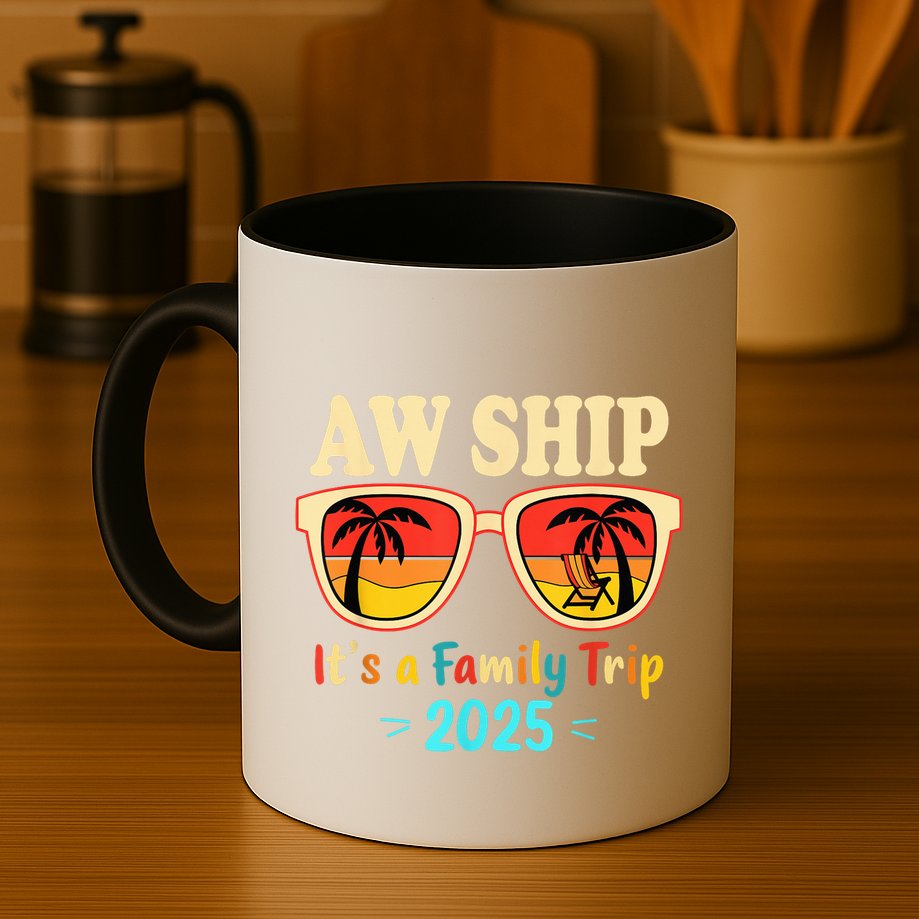 Aw Ship ItS A Family Trip 2025 Family Cruise Squad Matching Mug