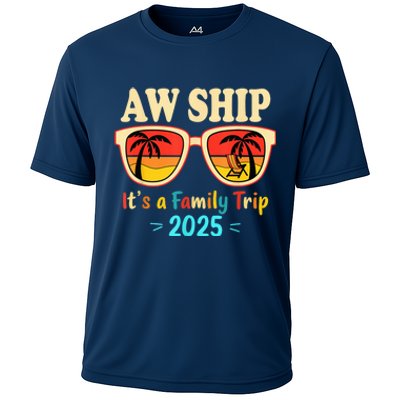 Aw Ship ItS A Family Trip 2025 Family Cruise Squad Matching Cooling Performance Crew T-Shirt