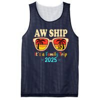 Aw Ship ItS A Family Trip 2025 Family Cruise Squad Matching Mesh Reversible Basketball Jersey Tank