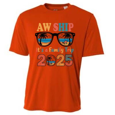 Aw Ship ItS A Family Trip 2025 Family Cruise Squad Matching Cooling Performance Crew T-Shirt