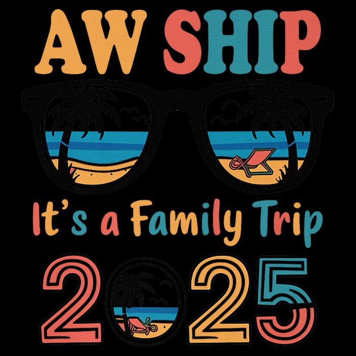 Aw Ship ItS A Family Trip 2025 Family Cruise Squad Matching 16 in Basic Backpack
