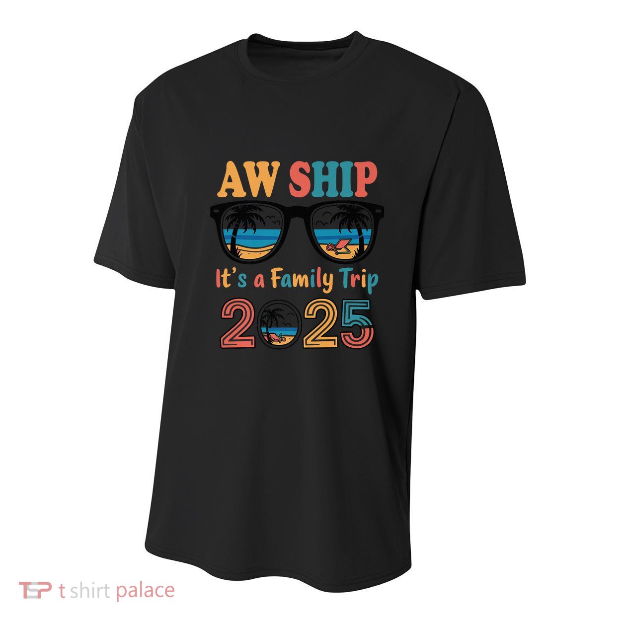 Aw Ship ItS A Family Trip 2025 Family Cruise Squad Matching Youth Performance Sprint T-Shirt