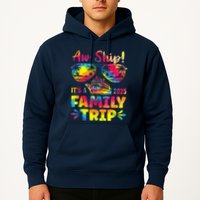 Aw Ship ItS A Family Trip 2025 Family Cruise Squad Tie Dye Hoodie