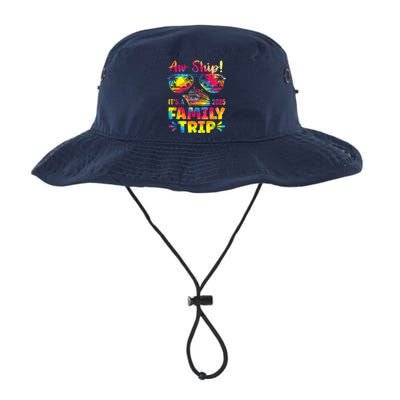 Aw Ship ItS A Family Trip 2025 Family Cruise Squad Tie Dye Bucket Hat