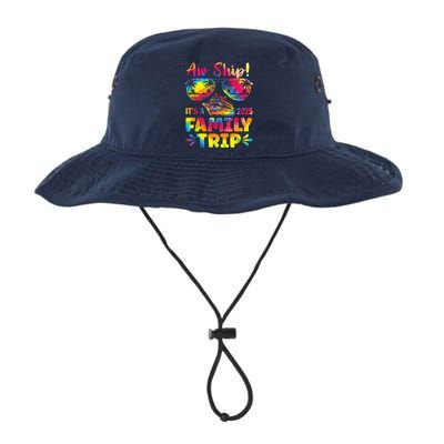 Aw Ship ItS A Family Trip 2025 Family Cruise Squad Tie Dye Legacy Cool Fit Booney Bucket Hat