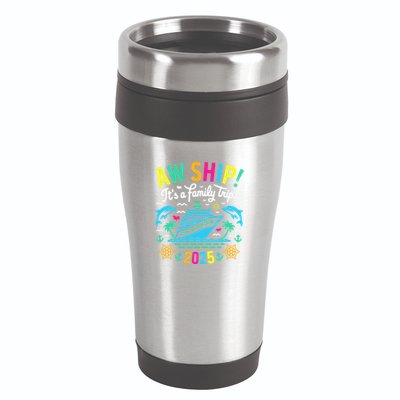 Aw Ship ItS A Family Trip 2025 Family Matching Cruise 16oz Travel Tumbler