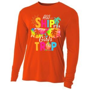 Aw Ship! ItS A Trip Cruise 2024 Vacation Matching Meaningful Gift Cooling Performance Long Sleeve Crew