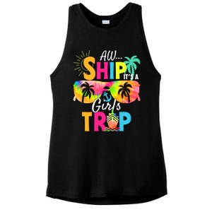 Aw Ship! ItS A Trip Cruise 2024 Vacation Matching Meaningful Gift Ladies PosiCharge Tri-Blend Wicking Tank