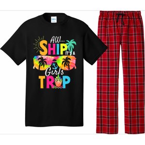 Aw Ship! ItS A Trip Cruise 2024 Vacation Matching Meaningful Gift Pajama Set