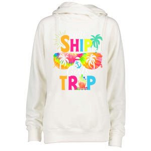 Aw Ship! ItS A Trip Cruise 2024 Vacation Matching Meaningful Gift Womens Funnel Neck Pullover Hood