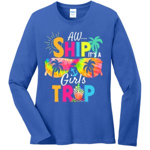 Aw Ship! ItS A Trip Cruise 2024 Vacation Matching Meaningful Gift Ladies Long Sleeve Shirt