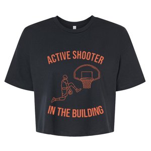 Active Shooter In The Building Bella+Canvas Jersey Crop Tee