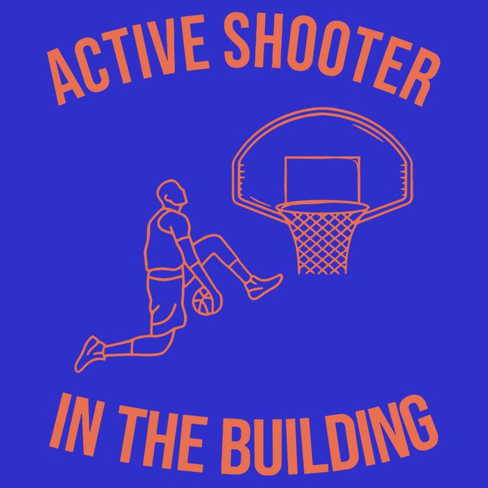 Active Shooter In The Building Tall Hoodie