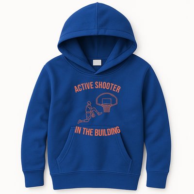 Active Shooter In The Building Kids Hoodie