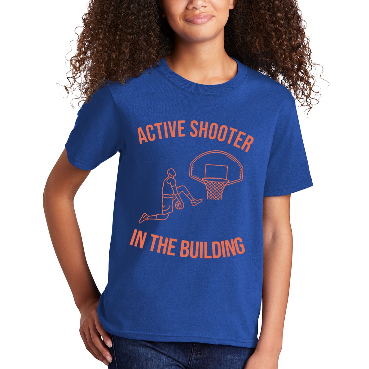 Active Shooter In The Building Kids T-Shirt