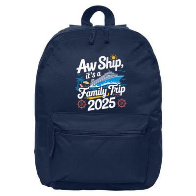 Aw Ship ItS A Family Trip 2025 Family Matching Cruise Squad 16 in Basic Backpack