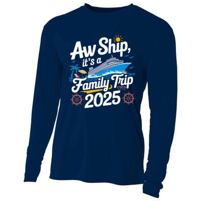 Aw Ship ItS A Family Trip 2025 Family Matching Cruise Squad Cooling Performance Long Sleeve Crew