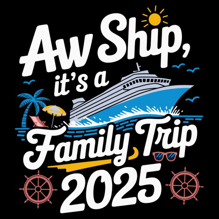 Aw Ship ItS A Family Trip 2025 Family Matching Cruise Squad Impact Tech Backpack