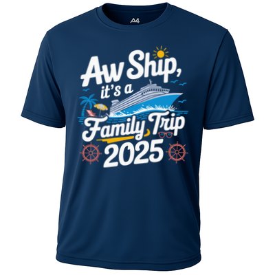 Aw Ship ItS A Family Trip 2025 Family Matching Cruise Squad Performance Shirt