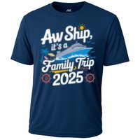 Aw Ship ItS A Family Trip 2025 Family Matching Cruise Squad Cooling Performance Crew T-Shirt