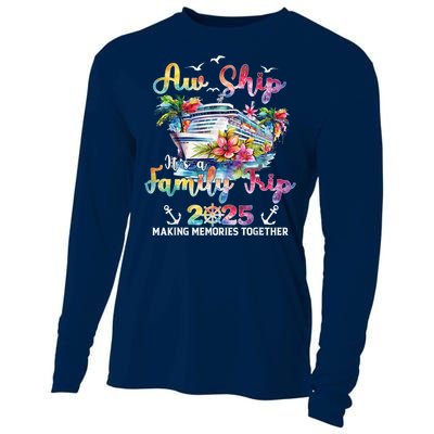 Aw Ship ItS A Family Trip 2025 Family Matching Cruise Trip Cooling Performance Long Sleeve Crew